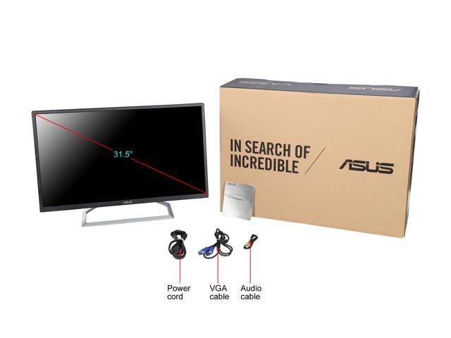 Asus VA325H 31.5 inch Widescreen 100,000,000:1 5ms VGA/HDMI LED LCD Monitor NEW 