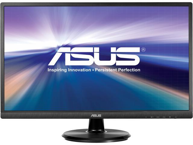 ASUS VA249HE 24" (Actual size 23.8") Full HD 1920 x 1080 HDMI VGA Asus Eye Care with Ultra-Low Blue-Light & Flicker-Free Technology LED Backlit LCD Monitor