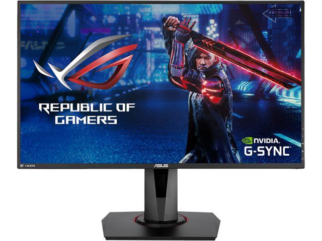 ASUS VG278QR 27" Full HD 1920 x 1080 165Hz 0.5ms DisplayPort HDMI DVI-D G-SYNC Compatible Asus Eye Care Flicker-Free Technology Low Blue Light Built-in Speakers Backlit LED Gaming Monitor