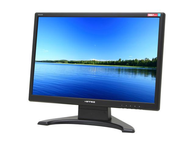Hanns·G HW-223DPB Black 22" 5ms DVI Widescreen LCD Monitor 300 cd/m2 1000:1 Built in Speakers