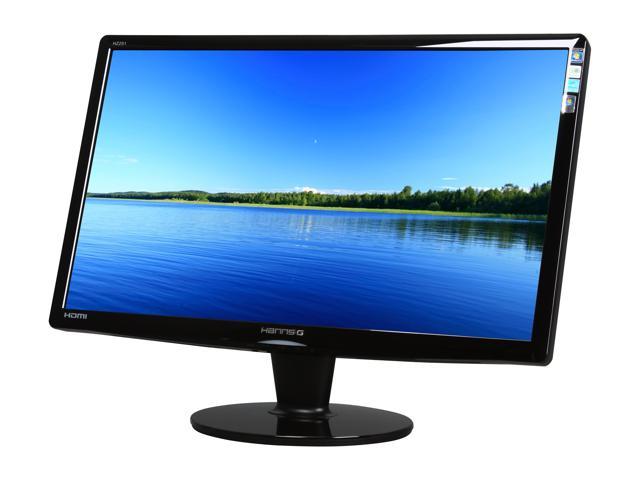 Hanns·G HZ251HPB Black 25" 2ms X-Celerate OD 1080P Widescreen LCD Monitor 300 cd/m2 X-Contrast 15,000:1 DCR (800:1 typical) Built-in Speakers