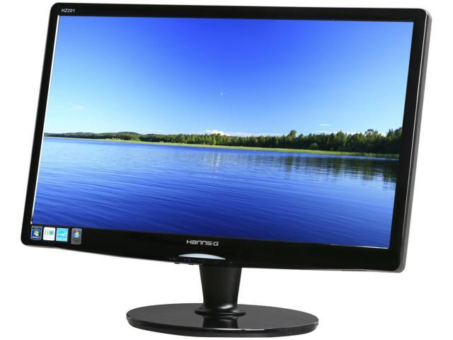 Hanns·G HZ201DPB Black 20" 5ms WideScreen LCD Monitor w/Speakers 250 cd/m2 X-Contrast 15,000:1 (1,000:1)