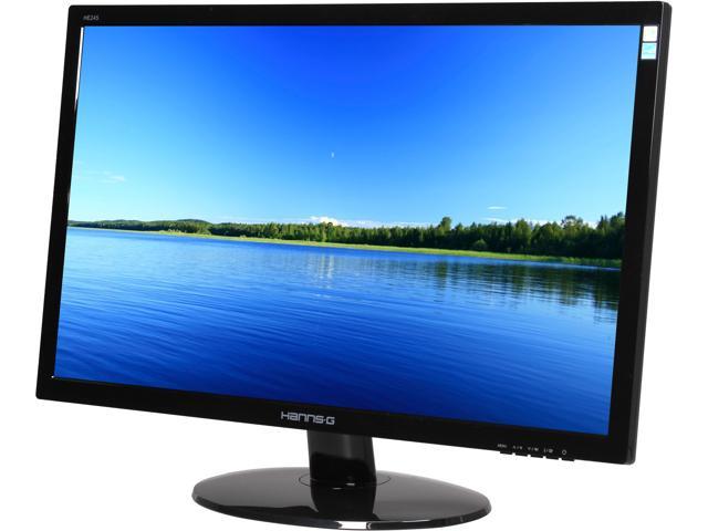 Hanns-G HE245DPB 23.6" HD 1920 x 1080 D-Sub, DVI-D Built-in Speakers LCD Monitor (WLED)