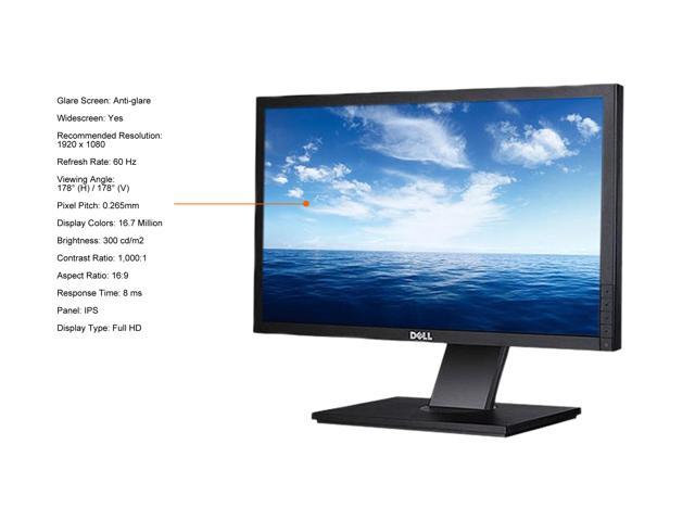 Refurbished Dell 23 60 Hz Ips Fhd Monitor 8 Ms 1920 X 1080 D Sub Dvi Displayport Usb U2311h 