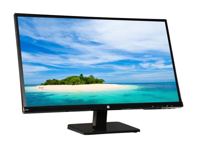HP 27sv Black 27” IPS Frameless LCD/LED Monitor, 250 cd/m2 DCR