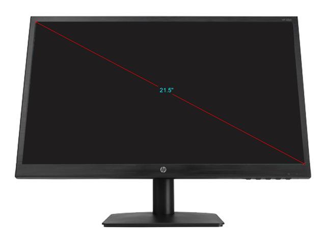 HP 22YH 22" (Actual Size 21.5") Full HD 1920 x 1080 VGA HDMI HDCP Support Anti-Glare Backlit LED Monitor
