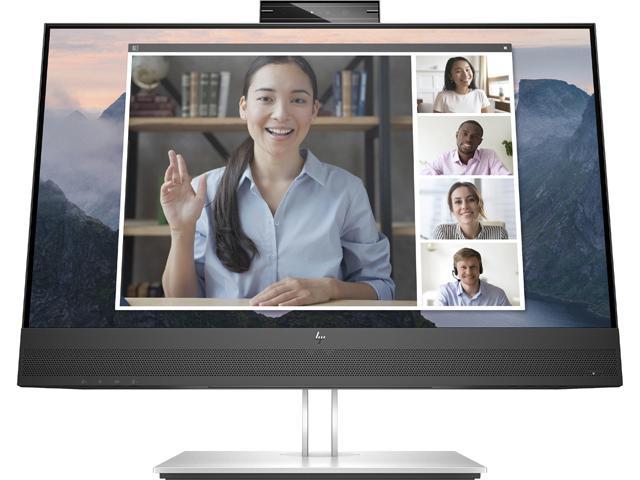 HP 24" (23.8" Viewable) IPS FHD IPS Conferencing Monitor 5 ms GtG (with overdrive) 1920 x 1080 D-Sub, HDMI, DisplayPort, USB Flat Panel E24mv G4