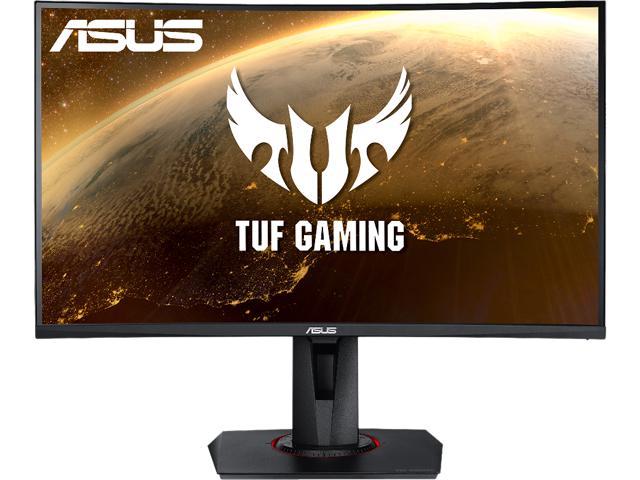 ASUS TUF GAMING VG27WQ 27" WQHD 2560 x 1440 (2K) 1ms (MPRT) 165Hz (Max) HDMI, DisplayPort FreeSync DisplayHDR 400 Built-in Speakers Height Adjustable Curved Gaming Monitor