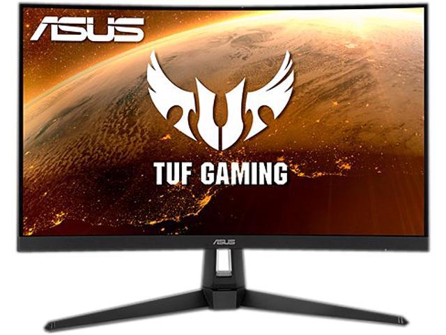 ASUS TUF Gaming 27" 1440P HDR Curved Monitor (VG27WQ1B) - QHD (2560 x 1440), 165Hz (Supports 144Hz), 1ms, Extreme Low Motion Blur, Speaker, FreeSync Premium, VESA Mountable, DisplayPort, HDMI, Black