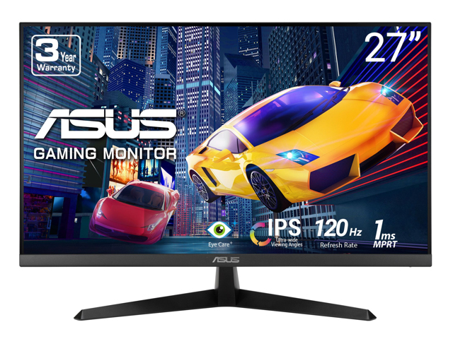 ASUS 27" 120 Hz IPS Monitor 1ms MPRT Flat Panel VY279HGR