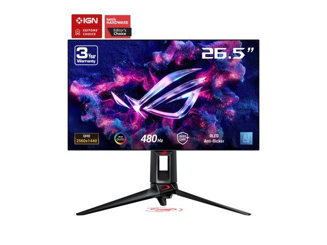 ASUS ROG SWIFT 27" 240 Hz OLED 4K UHD Gaming Monitor 0.03 ms FreeSync Premium Pro & G-Sync Compatible Flat Panel ROG Swift OLED PG27UCDM