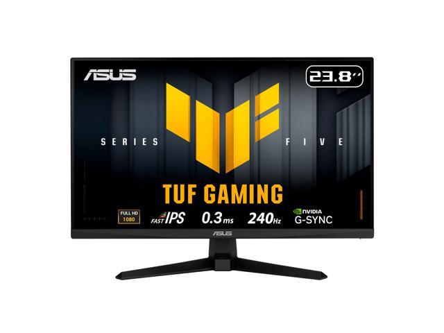 ASUS TUF Gaming Series 5 - VG249QM5A Gaming Monitor– 23.8" FHD(1920 x 1080) Fast-IPS, 240Hz, 0.3ms, G-SYNC® compatible, AMD FreeSync™ Premium, ELMB SYNC, 99% sRGB, DisplayWidget Center, Gaming AI,
