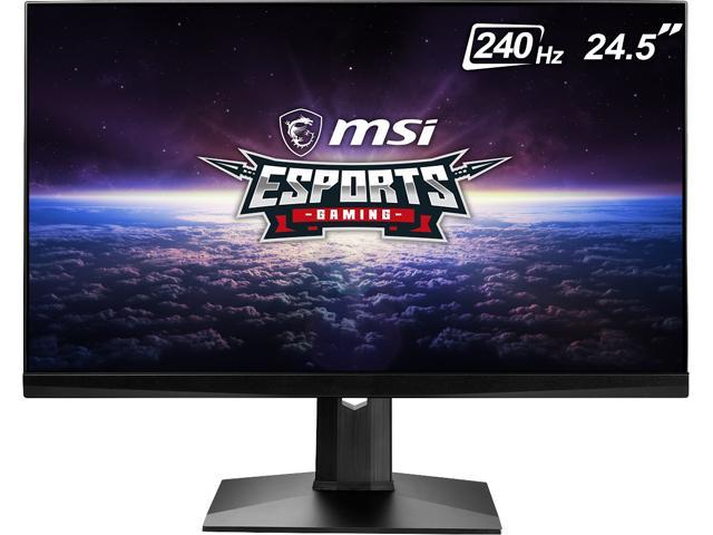 MSI Optix MAG251RX 24.5" Full HD 1920 x 1080 1ms (GTG) 240 Hz HDMI, DisplayPort, USB-C G-Sync Compatible Gaming Monitor