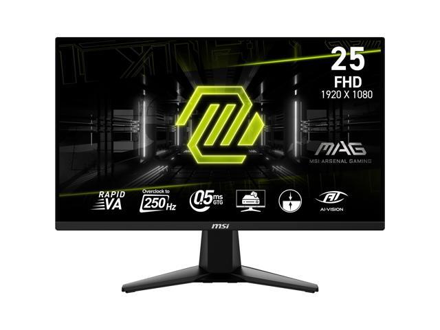 MSI 25" 250 Hz Rapid VA FHD Gaming Monitor 0.5ms (GTG) Flat Panel MAG255XFV