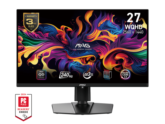 [Monitor] MSI MAG 271QPX QD-OLED E2 27" 240 Hz QD-OLED QHD 2560 x 1440 - $500