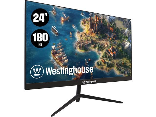 Westinghouse 24" Flat Gaming Monitor, 180Hz, 1ms, AMD FreeSync Support, Low Motion Blur, 1080p Full HD IPS Display, for Office, PC & Console Games, Built in Speakers, 1x DisplayPort, 2X HDM WM24FA9420