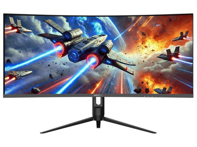 KOORUI 34" 240 Hz VA Gaming Monitor MPRT 1ms FreeSync Premium (AMD Adaptive Sync) Curved G3441XC