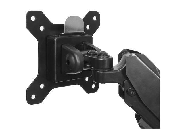 StarTech ARMSLIMDUO Black Dual-Monitor Arm - One-Touch Height ...