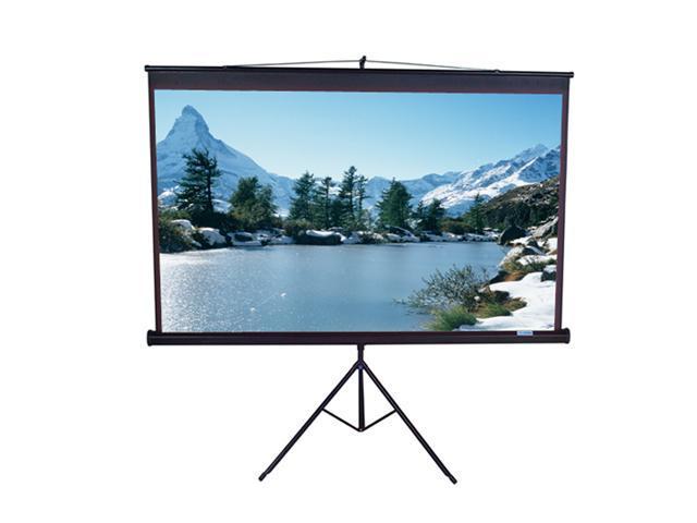 Photo 1 of Elitescreens 99" Standard(1:1) Tripod Portable Tripod Manual Pull Up Projection Screen (99" 1:1 AR) (MaxWhite)