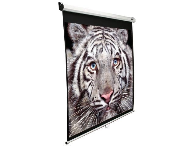 Elitescreens HDTV(16:9) Manual Manual Ceiling/Wall Mount Manual Pull Down Projection Screen (100" 16:9 AR) (MaxWhite) M100XWH