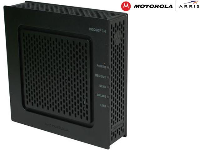 MOTOROLA SB6120 Cable Modem SURFboard eXtreme 160Mbps in DOCSIS mode and 195Mbps in EuroDOCSIS mode Ethernet Port DOCSIS 3.0