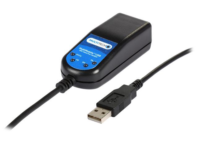 MultiTech MultiMobile MT9234MU-CDC-XR Portable USB Modem (CDC/ACM Compliant) 56Kbps USB ITU-T V.92/ITU-T V.34