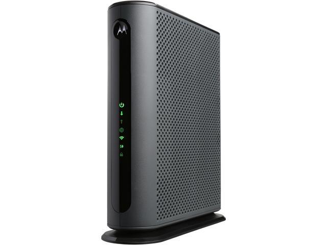 MOTOROLA MG7540 16x4 Cable Modem Plus AC1600 Dual Band Wi-Fi Gigabit Router with DFS, 686 Mbps Maximum DOCSIS 3.0 - Approved by Comcast Xfinity, Cox, Charter Spectrum, More