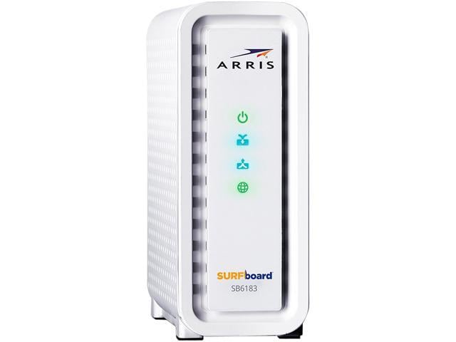 ARRIS SURFboard SB6183 DOCSIS 3.0 Cable Modem - 600 MHz Dual-Thread Processor - Certified Refurbished