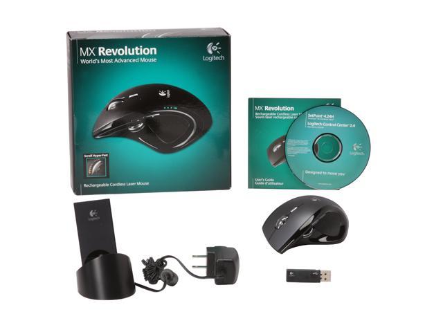 Logitech MX Revolution Black Wireless Mouse - Newegg.com