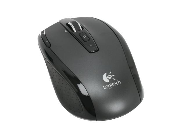 Logitech VX Nano Black 6 Buttons Tilt Wheel Cordless Laser Mouse for Notebooks