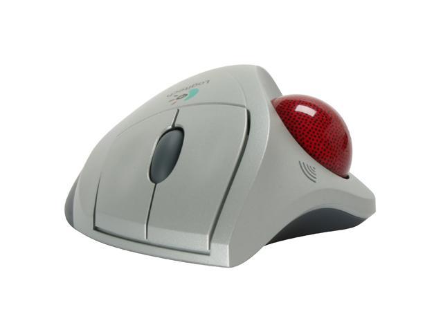 Logitech Silver Cordless TrackMan Wheel Mouse
