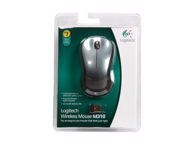 avis dump komme Logitech M310 Dark Gray Mouse, 3 Buttons Wireless Optical 1000 dpi -  Newegg.com