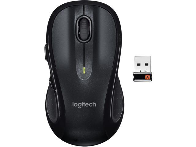 Logitech M510 Wireless Computer Mouse for PC with USB Unifying Receiver - Black