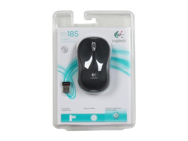 Logitech M185 Wireless Mouse - Swift Gray 910-002225 New Sealed Package