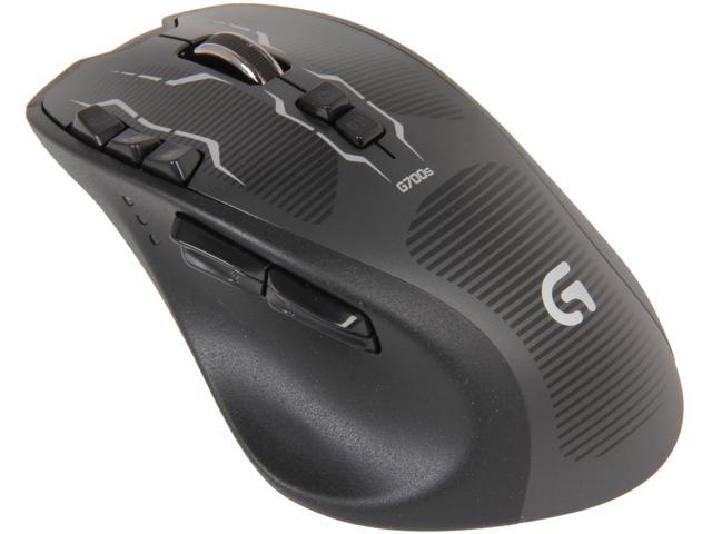 Logitech G700s 910-003584 Black 13 Buttons 1 x Wheel USB Wired / Wireless Laser 8200 dpi Rechargeable Gaming Mouse