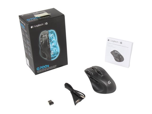 Forkert bjælke Erasure Logitech G700s 910-003584 Black 13 Buttons 1 x Wheel USB Wired / Wireless  Laser 8200 dpi Rechargeable Gaming Mouse Gaming Mice - Newegg.com