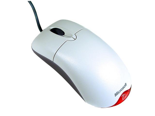 Microsoft D66-00044 White 3 Buttons 1 x Wheel USB or PS/2 Optical Optical Wheel Mouse IO 1.0