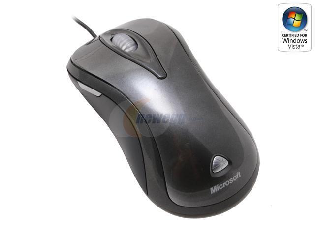 Microsoft C6W-00001 Silver/Black 5 Buttons 1 x Wheel USB Wired Laser Mouse 6000