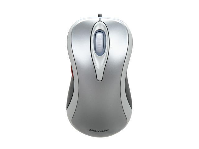 Microsoft D1t 00002 Silver Wired Optical Mouse Newegg Com