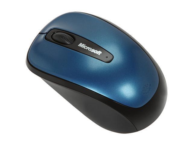 Microsoft Wireless Mobile Mouse 3500 RF Wireless BlueTrack Ambidextrous Blue mice