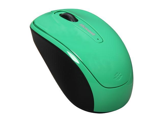 Microsoft Wireless Mobile Mouse 3500 GMF-00108 Green RF Wireless ...