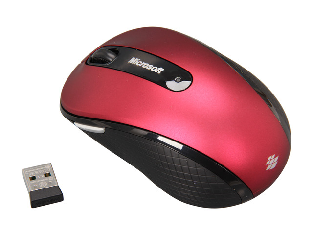 Ruby Wireless Mouse Refurbished: Microsoft Wireless Mobile Mouse 4000 D5D-00054 Ruby Pink ...