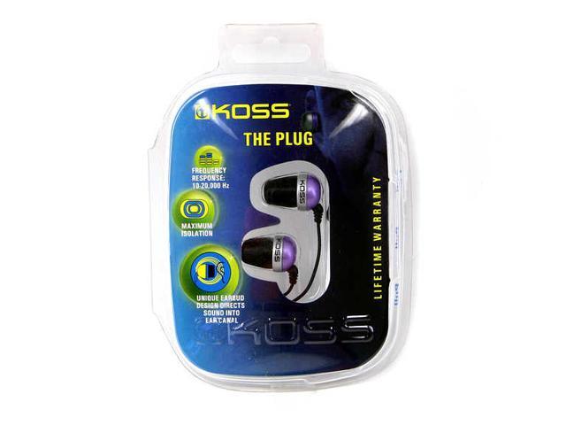 KOSS THE PLUG 144428 Canal Portable Stereo Headphones