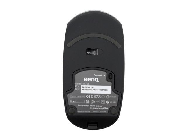 BenQ M306 Black/Silver RF Wireless Optical BMW designed Mouse - Newegg.com