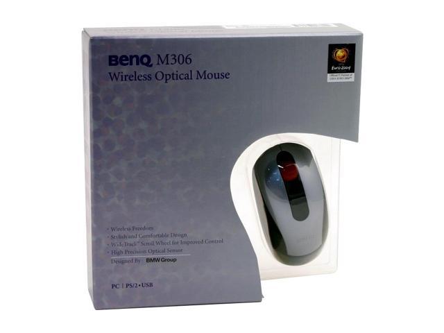 BenQ M306 Black/Silver RF Wireless Optical BMW designed Mouse - Newegg.com