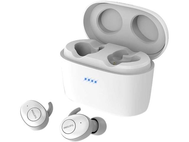 PHILIPS In-Ear True Wireless Bluetooth Earbuds with Power Bank - White