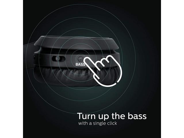 PHILIPS Black TAH4205BK/00 On-ear Wireless Headphones - Newegg.com