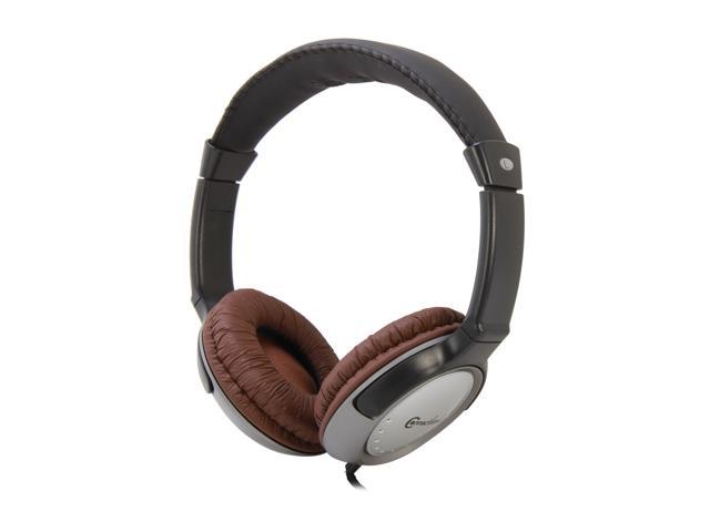 Syba Brown CL-AUD63062 Stereo Headphone with In-line Microphone, Volume Control, On/Off Switch