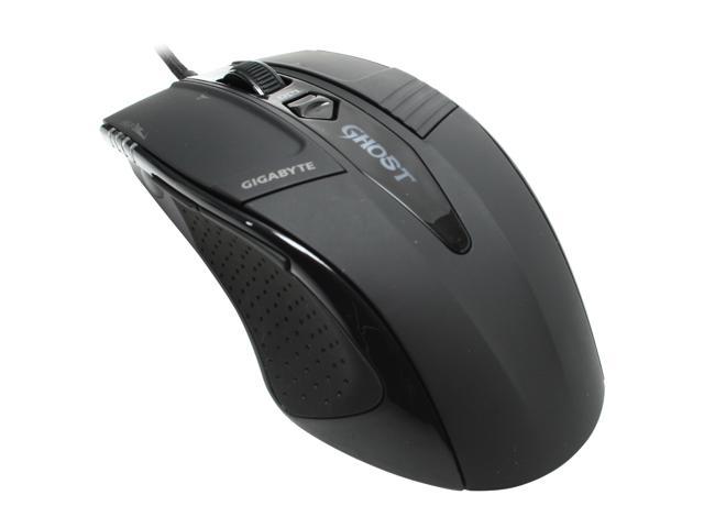 GIGABYTE GM-M8000X Rubber Black 7 Buttons USB Wired Laser Gaming Mouse