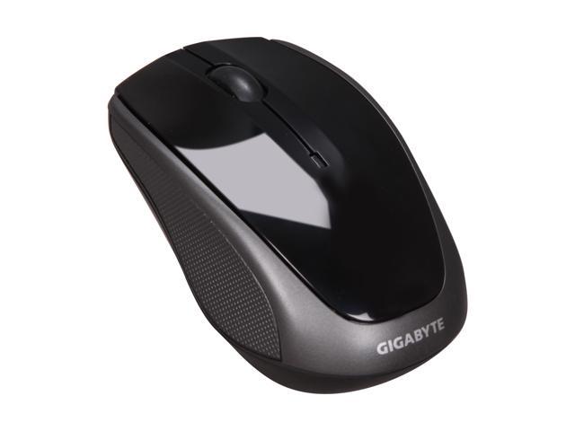 GIGABYTE M7580 Black 3 Buttons 1 x Wheel  Wireless Optical 1000 dpi  Mouse